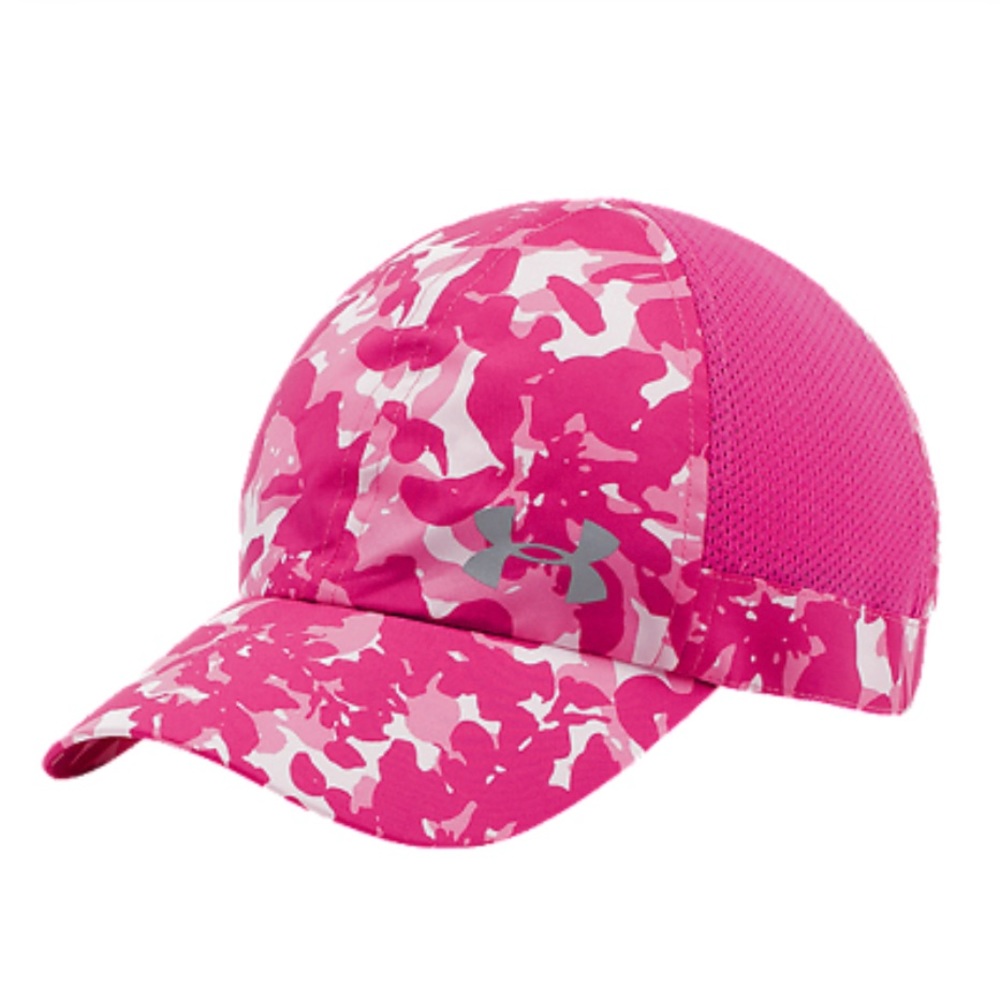 Under Armour Running Cap-Pink/Camo NWOT